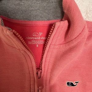 Vineyard Vines Boys 1/4 Zip Size 5